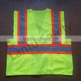 100% Polyester Combined Fabric Cheap Reflective Safety Vest Quality Choice thumbnail-2