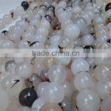 Brazil Agate 100% Natural Spot Agate Round Bead thumbnail-5