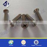 Stainless Steel 304 Pan Head Screw Cross Flat Head Machine Screw Machine Screw