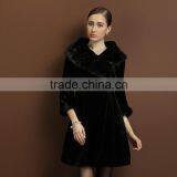 Rex14013 Real Rex Rabbit Fur Coat Girls