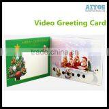 Merry Christmas Card Digital Player Video Card Top Factory thumbnail-1