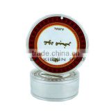 small clear rolled edge pvc round box