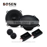 Hot sale 5inch component car speaker tweeter woofer speaker & crossover