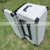24 Trays Large Aluminum Rolling Jewelry Carrying Case thumbnail-5