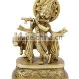 Lord Krishna With Cow 7"