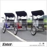 ESTER Passenger Electric Bicycle Rickshaw Kenda Tyre China thumbnail-1