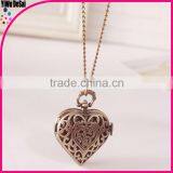 Retro Necklace Watch Wholesale Heart Pocket Watch