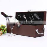 China Manufacturer Luxury Custom Design PU Leather Wine Box thumbnail-2