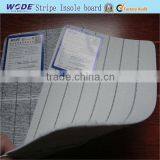 Grey and White Stripes Fabric,stripe Insole Board