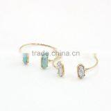 Custom Jewelry Factory Turquoise Thin Bangle Bracelets
