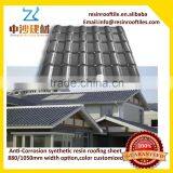 Classic roofing sheets use to 660mm purlins from Resin roof sheet factory