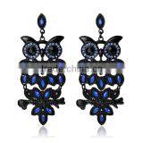 Hot Selling Luxury Crystal silver wedding new design rhinestone earring Fashion Earring