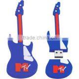 Hot Sale PVC Guitar Usb Flash Memory