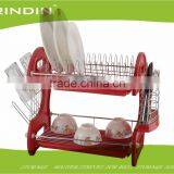 TC210C Chrome Iron Wire Kitchen Dish Rack thumbnail-1