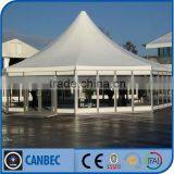 Aluminum White PVC Round Tent