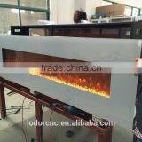 Wall Mounted White Corner Electric Fireplace Heater thumbnail-3