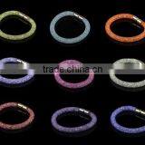 2015 New Design High Good Quality Mesh Stardust Magnetic Bracelet for Women