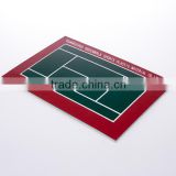 SI-PU sports flooring/environmental protection running track t/tennis flooring for indoor and outdoor/ 3mm -5mm basketball floor