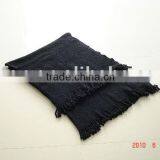 Chenille Knitted Shawl With Fringe thumbnail-1