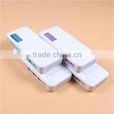 Factory Wholesale 12000mAh 3 USB Power Bank With Torch Light thumbnail-4