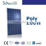 TOP 10 SUPPLIERS!Popular Poly-crystalline Solar Panel / Solar Module 260W With TUV/IEC Certification