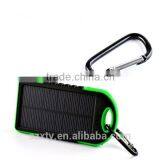 Outdoor Use Solar Energy 5000mAh Power Bank With LED Torch thumbnail-2