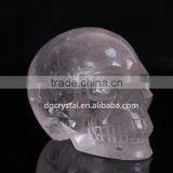 Home Decoration Rose Quartz Crystal Skull Shape thumbnail-1
