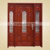 American Style Oak Wood Double Swing Door thumbnail-3
