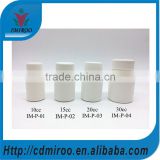 2015 china supplies 10ml-30ml white PE plastic medical pills bottle with