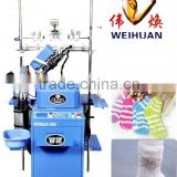 6F computerized single cylinder feather yarn/microfiber socks machine (4.5inch)