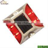 High Efficiency 6pcs Leds Reflective Traffic Safety Solar Road Marker Light thumbnail-3