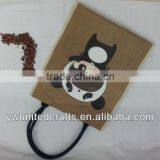 Cute Design Shopping Bag With Cartoon Photo Shopping Jute Bag thumbnail-1