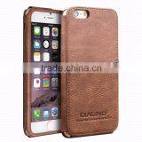 QIALINO Dropshipping Q Card Case, Full Grain Genuine For IPhone 6s Plus Leather Case thumbnail-4