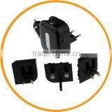 Universal 2 USB Mobile Phone Travel Charger Car Charger Adapter for Tablet PC From Dailyetech