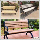 High Quality Outdoor Leisure Bench Wpc Wood Plastic Composite Patio Bench