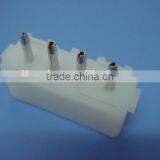 5.08mm Pitch Vertical PCB Mounting Orientation Wire to Board Pin Header Connector TE 4 Pin Connector Tyco 350424-1 thumbnail-3