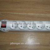 Hot Sale High Quality FRENCH 5 Way Extension Socket RECEPTACLE 16A 220V