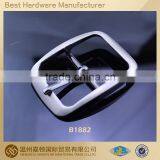 35mm Alloy Nickel White Color Custom Square Belt Buckle thumbnail-2