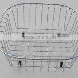 Interdesign Sinkworks Sink Center, Suction, Stainless Steel Basket