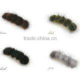 Luxury Mink Fur French Barrette Hair Clips Wholesale thumbnail-1