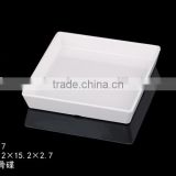 2015 hot selling manufacter wholeasle OEM colorful food plastic dishes melamine with printing