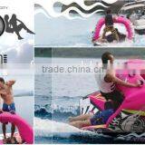 4 Riders PVC ENERGY Favorites Inflatable Flying Towable Water Ski Tube thumbnail-1