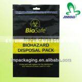 Custom Zipper Plastic Packaging Bag With Euro Hole