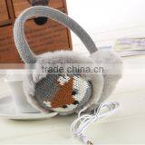 Cute Animal Head Pattern Kids Warm Earmuffs thumbnail-4