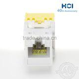 Network Solution RJ45 8P8C ETL 180 Degree UTP Super Cat 5e Modular Keystone Jack thumbnail-6