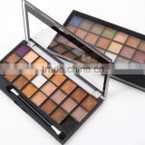 custom hot 24 color cosmetic box, portable eye shadow folding box