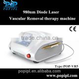 POP VR5 china blood vessels removal 980 diode laser for spider vein removal machine
