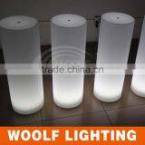 High Round Solar Powered Colorful LED Lighting Pillar thumbnail-2