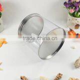Clear Display Round Small Plastic Tin Boxes thumbnail-1