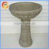 Cheap Resin Outdoor Ceramic Bird Bath thumbnail-1